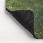 Emerald Green Rustic Steampunk Clock (6) Mousepad (Ecke)
