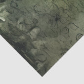 Emerald Green Rustic Steampunk Clock (7) Seidenpapier (Detail)