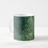 Emerald Green Rustic Steampunk Clock (8) Kaffeetasse (Vorderseite Links)