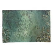 Emerald Green Rustic Steampunk Clock (8) Kissenbezug (Vorderseite-Rechts)