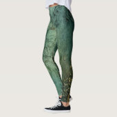 Emerald Green Rustic Steampunk Clock (8) Leggings (Links)