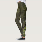 Emerald Green Rustic Steampunk Clock (9) Leggings (Links)