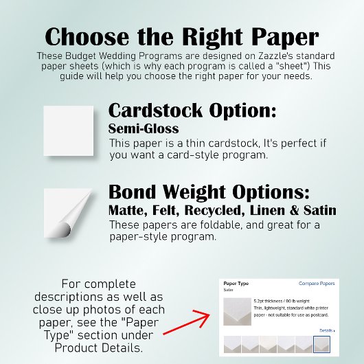 Emerald Green & Sage Blätter Budget Hochzeitsprogr