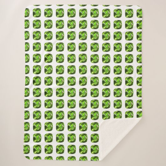 Emerald Green Sherpadecke (Vorderseite)