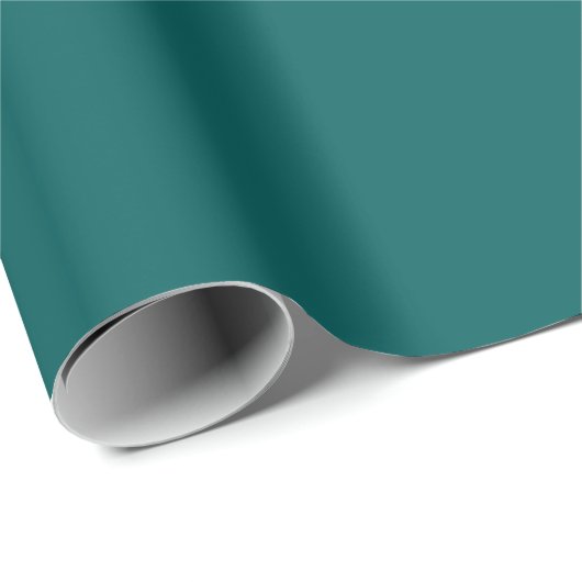 Emerald Green Solid Geschenkpapier (Rolleneckpunkt)