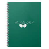 Emerald Green Spiral Notebook Notizblock (Vorderseite)