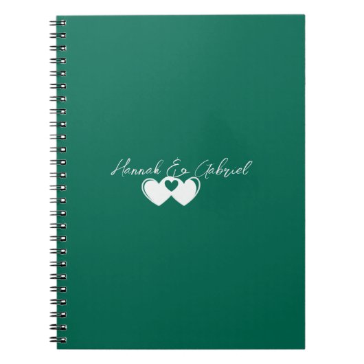 Emerald Green Spiral Notebook Notizblock (Vorderseite)