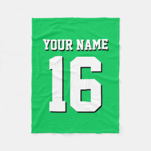 Emerald Green Sports Jersey Team Jersey Fleecedecke