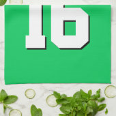 Emerald Green Sports Jersey Team Jersey Handtuch (Gefaltet)