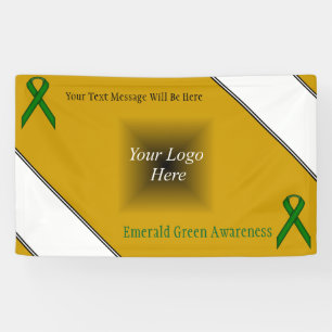Emerald Green Standard Ribbon von Kenneth Yoncich Banner