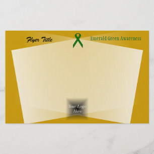 Emerald Green Standard Ribbon von Kenneth Yoncich Flyer