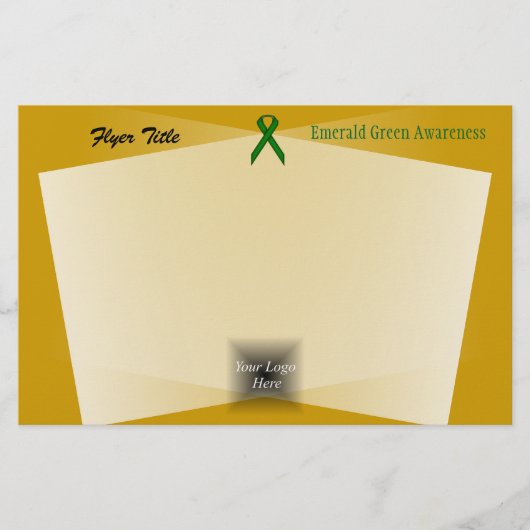 Emerald Green Standard Ribbon von Kenneth Yoncich Flyer (Vorne)