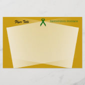 Emerald Green Standard Ribbon von Kenneth Yoncich Flyer (Hinten)