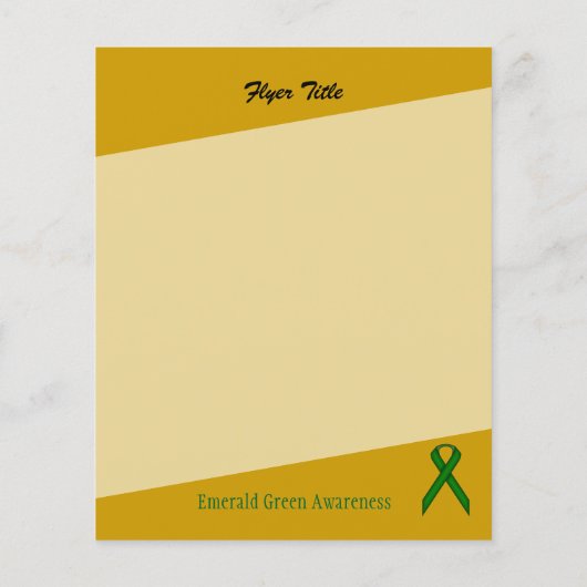 Emerald Green Standard Ribbon von Kenneth Yoncich Flyer (Hinten)