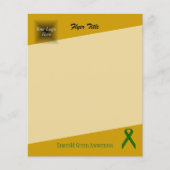 Emerald Green Standard Ribbon von Kenneth Yoncich Flyer (Vorne)