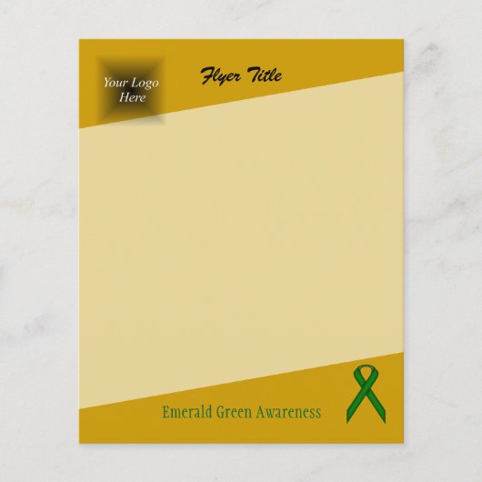 Emerald Green Standard Ribbon von Kenneth Yoncich Flyer (Vorne)