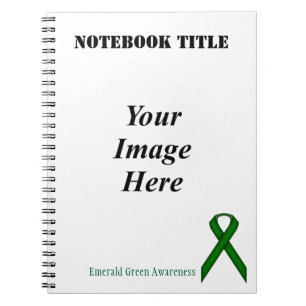 Emerald Green Standard Ribbon von Kenneth Yoncich Notizblock
