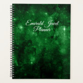 Emerald Green Stars Sky Planer (Vorderseite)