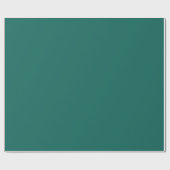 Emerald Green stilvolle Chic Trendy Simple Modern Geschenkpapier (Flach)