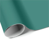 Emerald Green stilvolle Chic Trendy Simple Modern Geschenkpapier (Rolleneckpunkt)