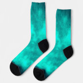 Emerald Green Storm Cloud Socken (Linkes Detail)