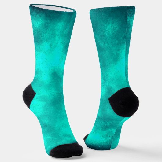 Emerald Green Storm Cloud Socken (Gewinkelt)