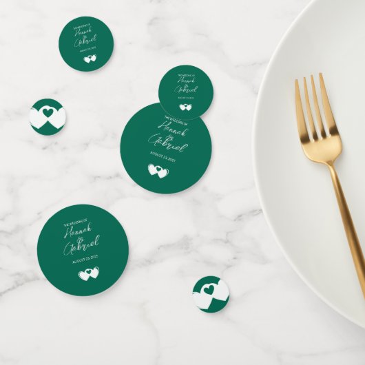 Emerald Green Table Confetti Konfetti (Gruppe)