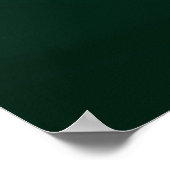 Emerald Green und Gold Abstrakt Wall Art Poster (Ecke)