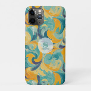 Emerald Green und Gold Paisley Inspiriert Abstrakt Case-Mate iPhone Hülle