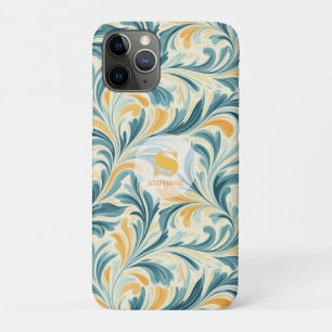 Emerald Green und Gold Paisley Leaf Muster Case-Mate iPhone Hülle