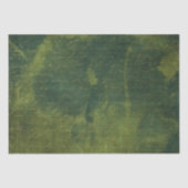 Emerald Green und Gold Script Seidenpapier (Vorderseite)