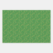 Emerald Green und Gold Scrollworks Geschenkpapier Set (Vorderseite 3)