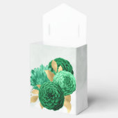 Emerald Green und Gold Shiny Geschenkschachtel (Geöffnet)