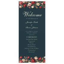 Emerald Green und Red Tulip Wedding