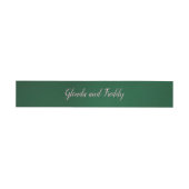 Emerald Green und Rose Gold Wedding Bly Band (Flach)