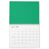 Emerald Green Wall Calendar - Anpassbar Kalender (Mär 2027)