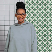 Emerald Green Wall Deco Art Nouveau Ceram Fliese