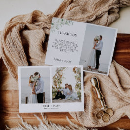 Emerald Green Wedding Dankeschön Card Einladung