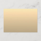 Emerald Green Wedding Details Card Begleitkarte (Rückseite)