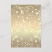 Emerald Green Wedding Details QR Code Begleitkarte (Rückseite)