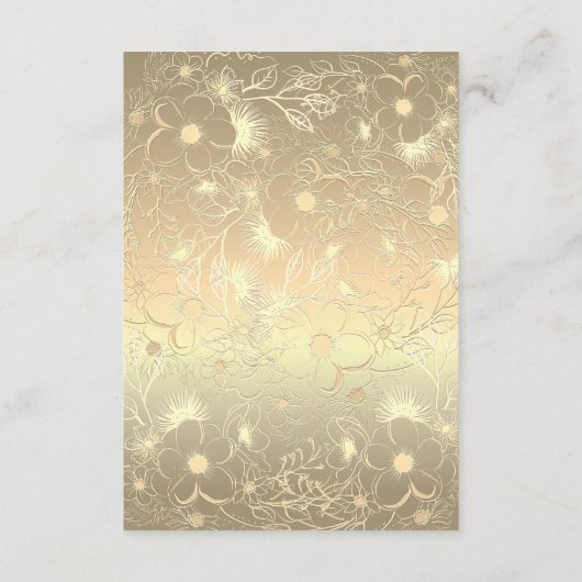 Emerald Green Wedding Details QR Code Begleitkarte (Rückseite)