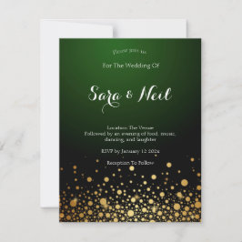 Emerald Green Wedding Einladung beliebt