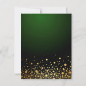 Emerald Green Wedding Einladung beliebt (Rückseite)