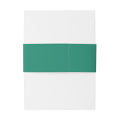 Emerald Green Wedding Einladung Bly Band (Rückseitenbeispiel)