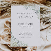 Emerald Green Wedding Einladungen Template