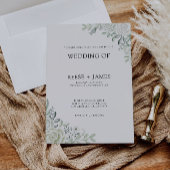 Emerald Green Wedding Einladungen Template