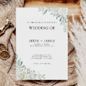 Emerald Green Wedding Einladungen Template