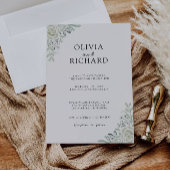 Emerald Green Wedding Einladungen Template