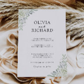 Emerald Green Wedding Einladungen Template