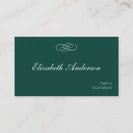 Emerald Green Wedding Platzkarten